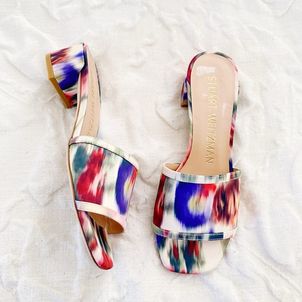 Stuart Weitzman Cayman Block Heel Sandals
Size 6.5